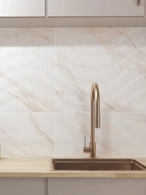 Matte wall tiles ESS.RLV. MT.CALAC GOLD, 30x90 cm, US